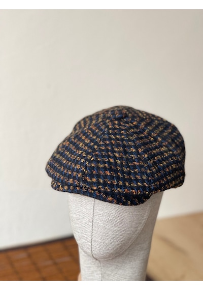Aida Jewelss Kışlık Özel Kumaş Yünlü Peaky Blinders Model Dökümlü Unisex Yünlü Kasket Şapka Kahverengi
