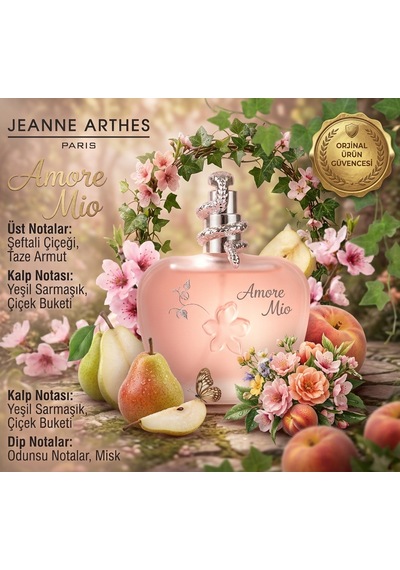 Jeanne Arthes Amore Mio Edp 100 Ml Kadın Parfümü Şeftali Çiçeği & Armut Notalı Özel Seri Çiçeksi - Meyve - Odunsu Jeanne Arthes Amore Mio Edp 100 Ml Kadın Parfümü Şeftali Çiçeği & Armut Notalı Özel Seri Çiçeksi - Meyve - Odunsu