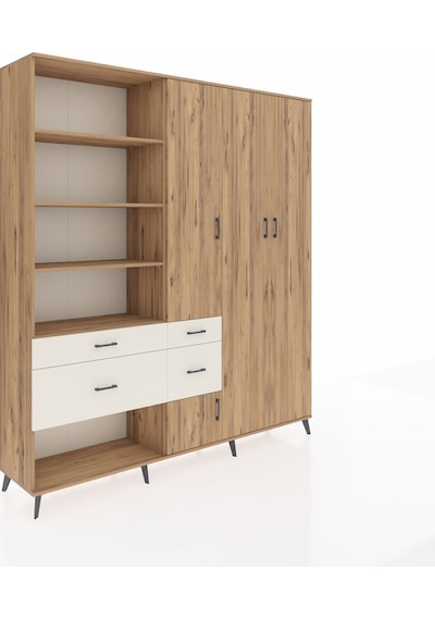 Hyperion Dolap 14 Raflı 4 Çekmeceli 4 Kapaklı 220x44x243 Çam-çam/aytaşı Atlas Çam/aytası Hyperion Dolap 14 Raflı 4 Çekmeceli 4 Kapaklı 220x44x243 Çam-çam/aytaşı Atlas Çam/aytası