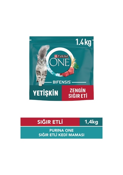 Purina One Sığır Etli Kedi Maması 1,4 Kg