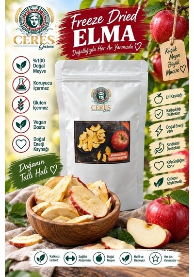 Dondurularak Kurutulmuş Elma 20 G