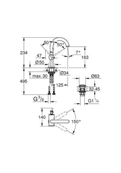 Atrio Lavabo Bataryası M-boyut - 24363da0 Diğer