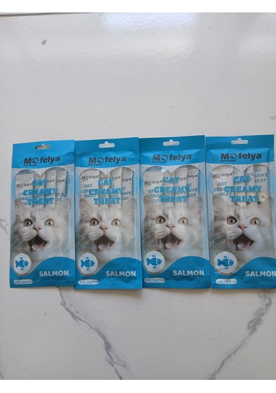 Krem Kedi Ödül Maması Somon Aromalı 12 4'lü Paket Toplam 48 Ad.