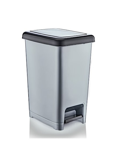 Plastik Slim Pedallı Çöp Kovası 40 Litre