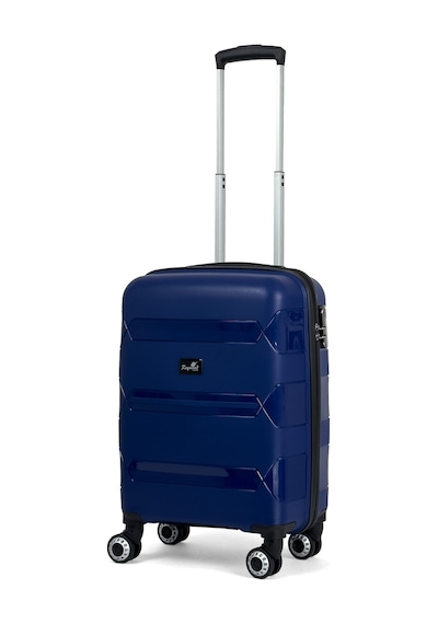Reymond Luggage Lucas Polipropilen Kırılmaz Valiz, Kabin Boy Lacivert