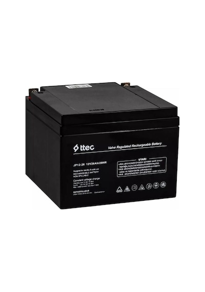 Ttec 12v 26ah Bakımsız Kuru Akü