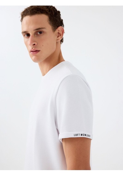 Loft Regular Fit Erkek Tshirt K.kol Lf2039564 Q1.v1 Beyaz