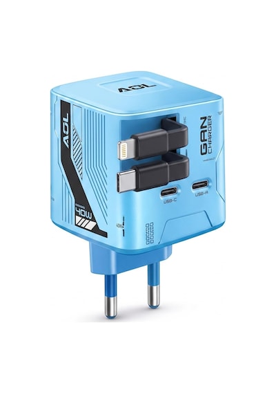 Tr Ac-122 40w Hızlı Şarj Adaptörü, 2x Usb-c Çıkışlı Çoklu Şarj Cihazı