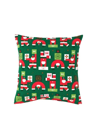 Ikea Vınterfınt Yastık Kılıfı 50 X 50 Cm Kırmızı - Yeşil - Açık Yeşil - Beyaz Çok Renkli