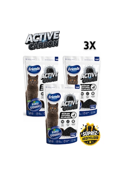 Aktif Karbon Kedi Kumu Koku Giderici 750 Gr