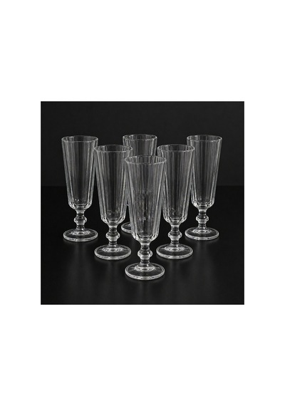 Kahve Yanı Sunum Bardağı 6 Lı Set 60 Ml Şık Espresso & Su Bardağı Şeffaf
