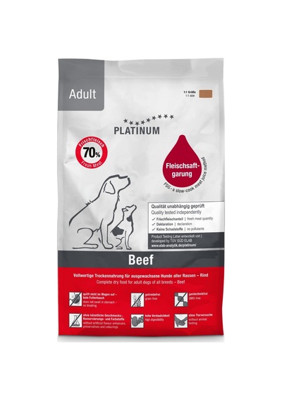 Platinum Meatcrisp Sığır Etli Yetişkin Köpek Maması 1.5 Kg