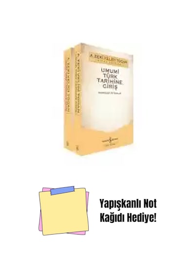 Umumi Türk Tarihine Giriş 2 Cilt + Yapışkanlı Not Kağıdı