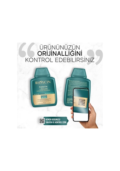 Bioxcin Keratin & Argan Onarıcı Bakım Şampuan 300 Ml 3 Al 2 Öde - Yıpranmış Ve Hassas Saçlar