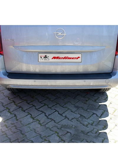 Opel Combo E Arka Tampon Eşiği Koruma Mat Siyah 2018 Ve Sonrası U