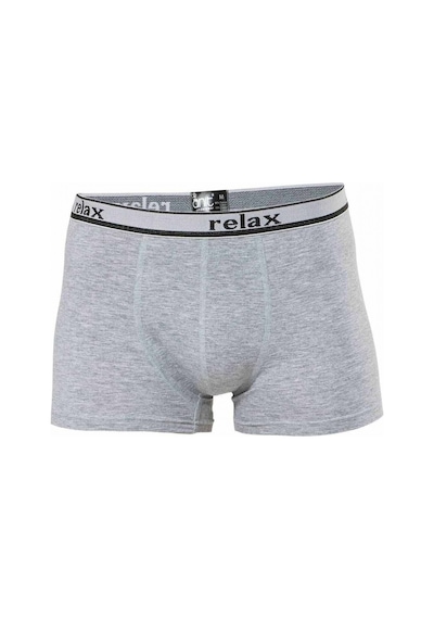 Royaleks Relax Pamuklu Esnek Erkek Boxer Gri - 1268A M