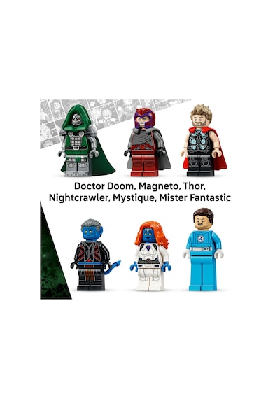 LEGO® ǀ Marvel Efsanevi Savaş: Avengers: Doomsday 76348 - 9 Yaş ve Üzeri Çocuklar için Figür İçeren Oyuncak Yapım Seti (846 Parça)