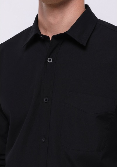Colin's Colins Slim Fit Shirt Neck Düz Erkek Siyah Uzun Kol Gömlek Cl1070376 Q1.v2 Blk Siyah Colin's Colins Slim Fit Shirt Neck Düz Erkek Siyah Uzun Kol Gömlek Cl1070376 Q1.v2 Blk Siyah