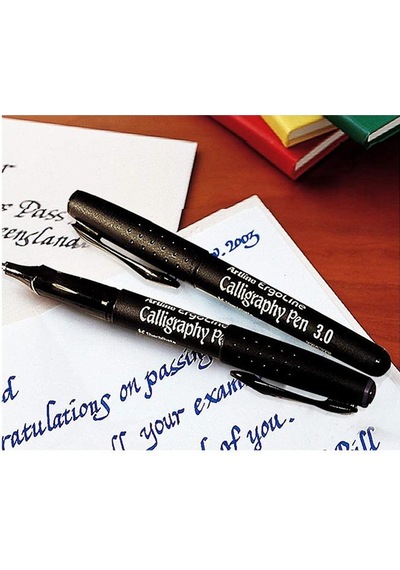 Kaligrafi Kalemi Siyah 1.0 Mm Düz Kesik Uç Supreme Calligraphy 1 Adet Kesik Keçe Uçlu Kaligrafi