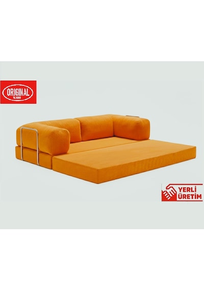 Herev 180x180 Cm 50 Dns Modüler Köşe Koltuk Fitilli Kadife Kumaş, Yatak Olabilen, Modern Tasarım Şark Köşe Turuncu Herev 180x180 Cm 50 Dns Modüler Köşe Koltuk Fitilli Kadife Kumaş, Yatak Olabilen, Modern Tasarım Şark Köşe Turuncu