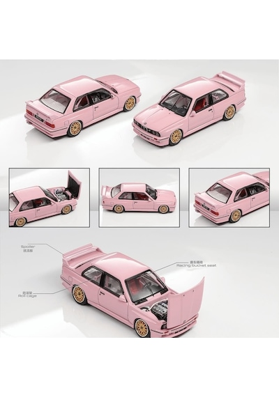 Mortal Model Bmw E30 M3 Group A Valentine's Day Limited Edition Pembe Pleksi