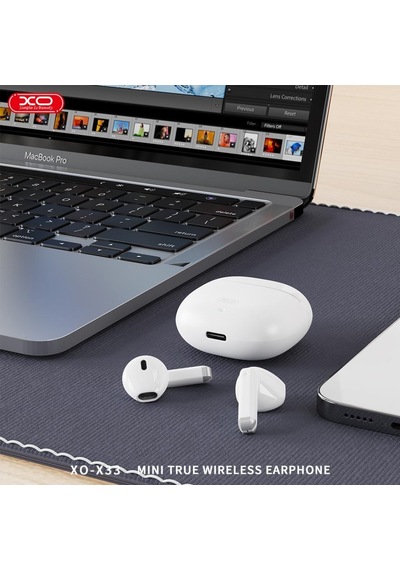 Delux Serisi Dinlenme Egzersiz Spor X33 Mini Jade Crystals Bluetooth V5.3 Kulaklık