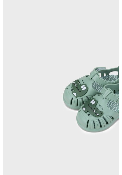 Igor Tobby Logolu Cırt Cırtlı Sandalet Unisex Çocuk Sandalet S10371 Mint