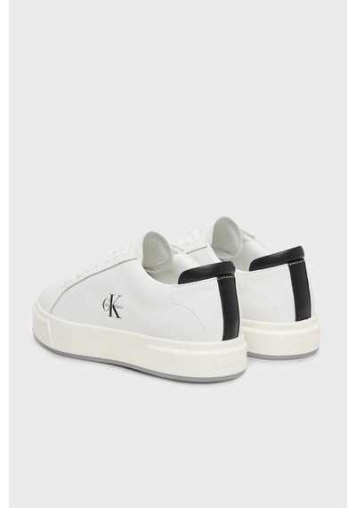 Calvin Klein Erkek Ayakkabı Ym0ym01460 01w Beyaz-siyah Beyaz-siyah