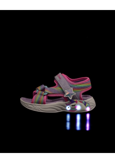 Skechers Unıcorn Dreams Sandal-dreamy Unıcorns Küçük Kız Çocuk Mor Işıklı Sandalet 303107n Lvmt
