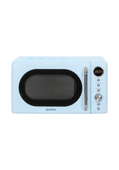 Simfer 4606 20Litre Retro Mikrodalga Fırın Dijital Mavi