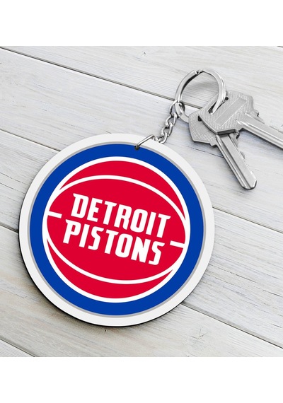 Nba Detroit Pistons Ahşap Anahtarlık
