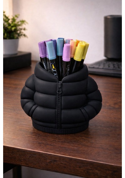 Puffy Mont Tasarımlı Kalemlik Çalışma Masası Dekoru Hediyelik