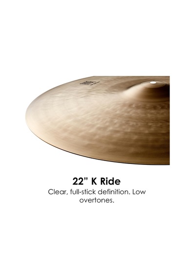 Zildjian K Zildjian Serisi - 52 Cm Ride Zil Açık Gri
