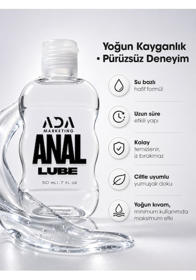 Ada Marketing 50 Ml Ananas Aromalı Anal Kayganlaştırıcı Jel Özel Seri