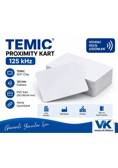 Temic Kart Kopyalanan Proximity Kart - 100 Adet