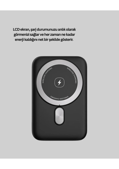 Lb 22.5w Hızlı Şarj Destekli Manyetik Powerbank Kompakt Tasarım Yeni Nesil Çok Renkli