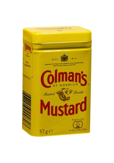 Colman's Hardal Tozu 57g - Acı Lezzetli Et Yemekleri İçin 3'li Ekonomik Paket - 3 Adet Tarı