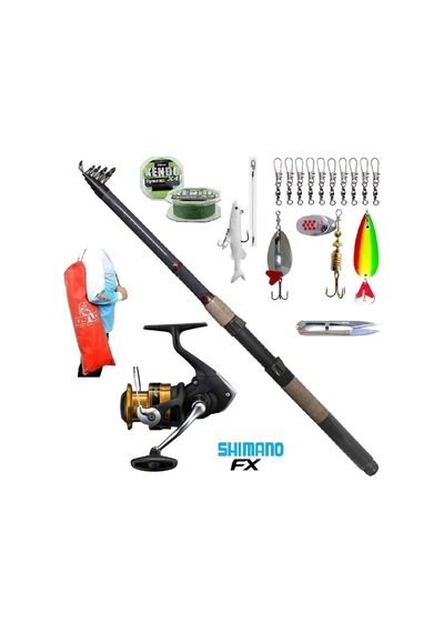 Fx4000 Remixon Sapphire 270cm 10-40gr Turna Tele Spin Olta Takımı Seti