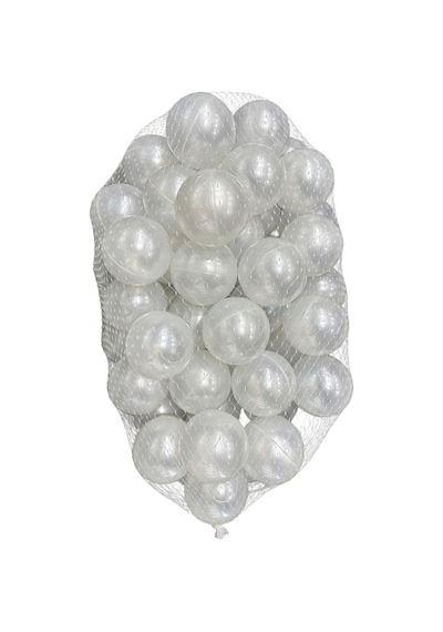 Atlas Baby&chıld 7 Cm 50'li İnci Oyun Havuz Topu Çocuklar İçin Güvenli Plastik Top Nişan Parti Süsü