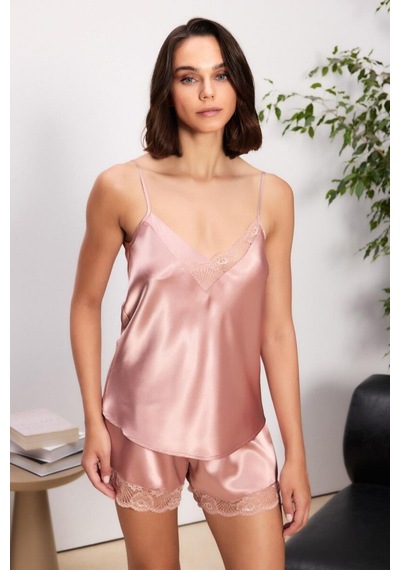 Pierre Cardin 6'lı Brandy Uzun Gecelik Sabahlık Set 6035 Brandy
