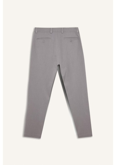 DeFacto Tailored Fit Normal Kesim Düz Paça Her Yöne Esneyen Yazlık Kumaş Pantolon C7508AX25SPGR370
