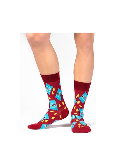 Ozzy Socks Cips Desenli Çorap Çok Renkli