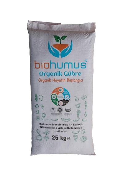 Ayrex Biohumus Organik Gübre Ağaç Ve Çalı Gübresi 25 Kg Tekli 0,250