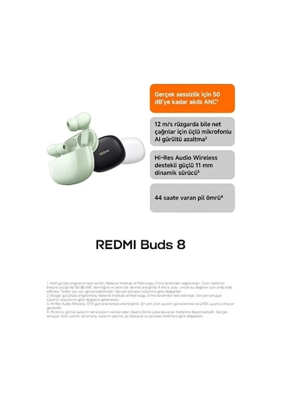 Xiaomi Redmi Buds 8 Bluetooth 5.4 Kulak İçi Kulaklık