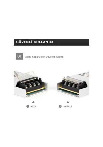 16.5 Amper Ultra Slim Şerit Led Trafo