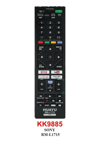 Sony Rm-l1715 Netflıx-google-prıme-youtube