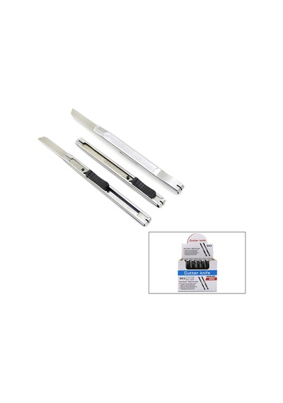 Mini Maket Bıçağı Metal Falçata Seti 60 Adet Koli Ve Paket Açıcı Maket Bıçak Bx-316792