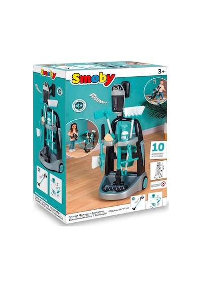 Smoby Rowenta Araba & Elektrikli Süpürge