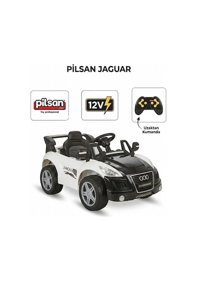 Pilsan Jaguar 12v Akülü Araba Kumandalı Beyaz