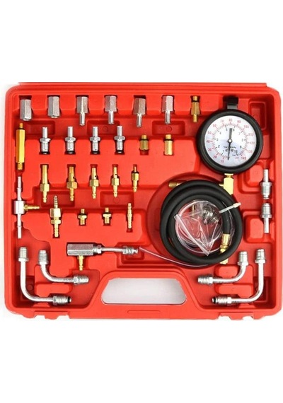 Nt Tools Yakıt Sistemi Basıncı Test Cihazı Basınç Ölçer Ölçme Kiti Seti 45 Parça
